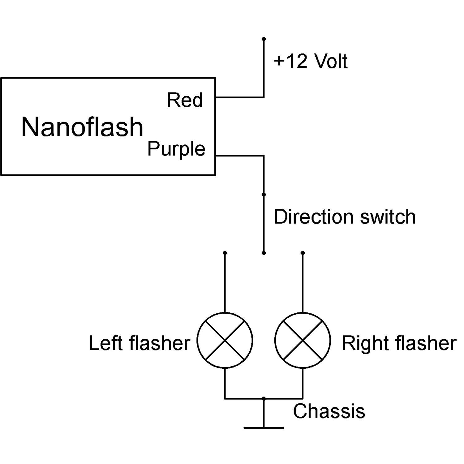 Axel Joost Elektronik, Nanoflash turn signal flasher