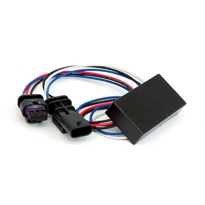 Applies brake flash/strobe pattern to stock rear brake light. Plug & The Magic Brake Strobe is installed as a simple plug-in connection in the brake wiring. It will give you 9 user selectable strobe patterns, with the turn of a dial. All 9 patterns will work with LED lighting.
84 Watt @12V DC max. power rating.
Dimensions: 2.25" x 1.25" x 0.5".