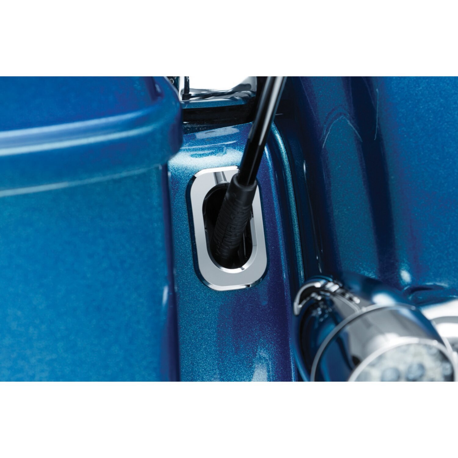 Kuryakyn, Antenna hole accent, Chrome