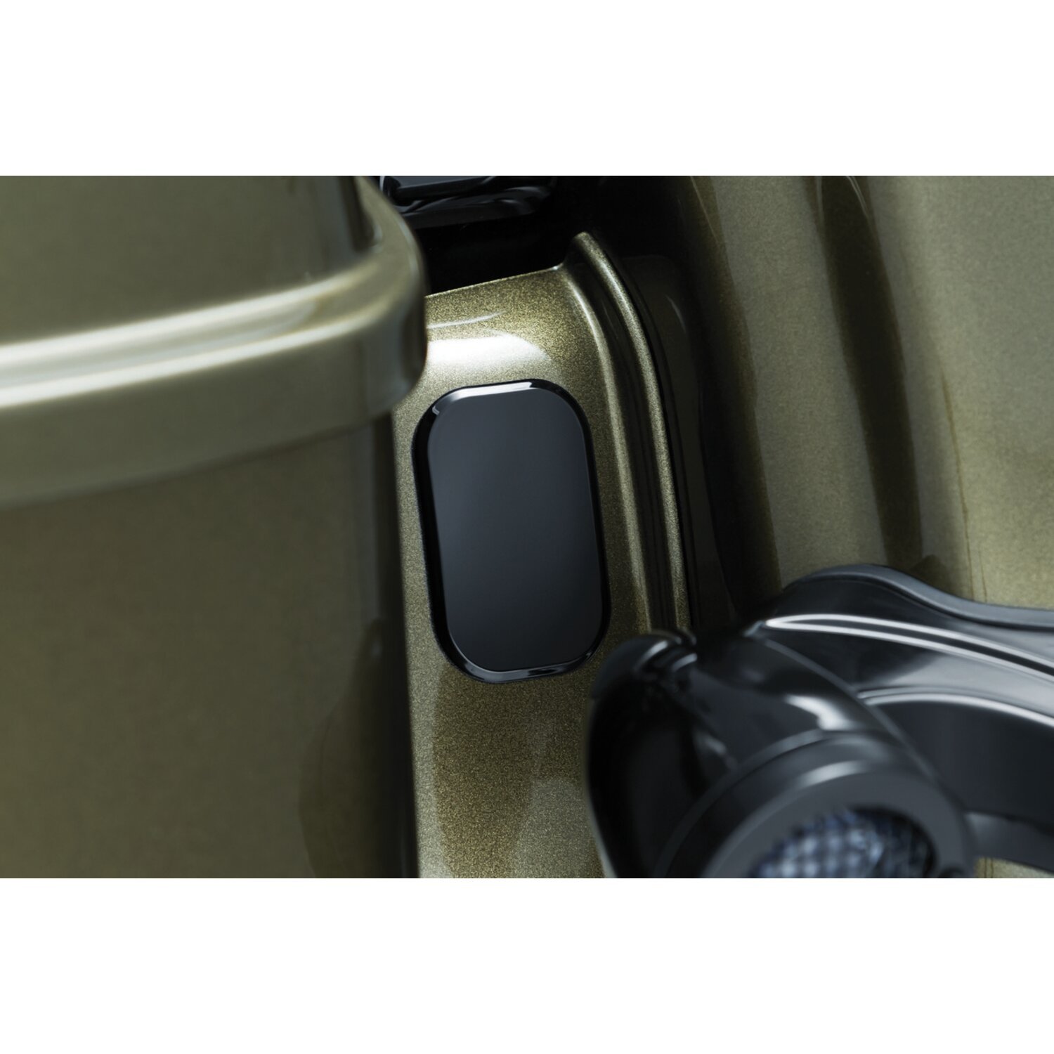Kuryakyn, Antenna hole filler, Black, Gloss