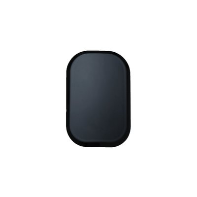 Gloss Black; Injection molded ABS cover; Replacement for the stock rubber insert