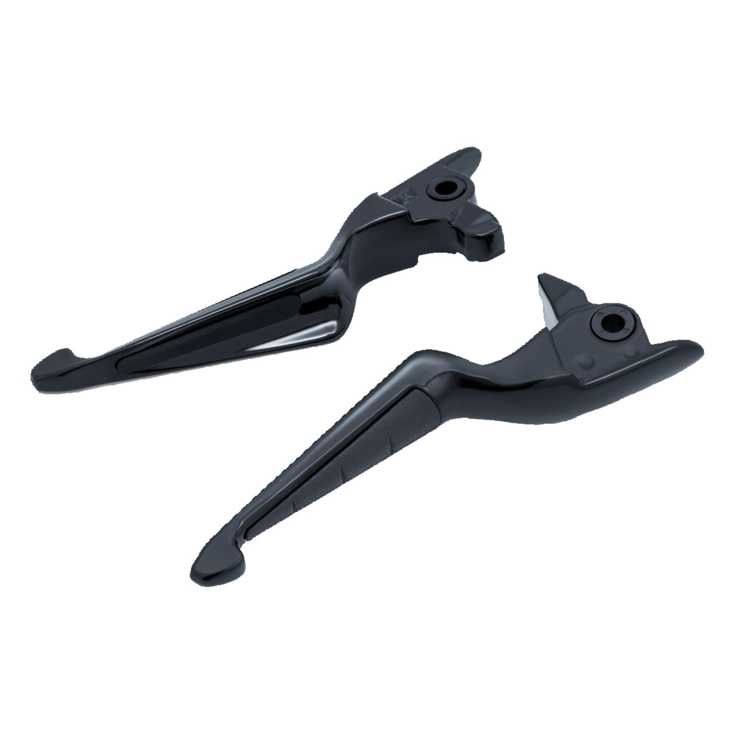 Kuryakyn, ISO handlebar lever set, Black, Gloss