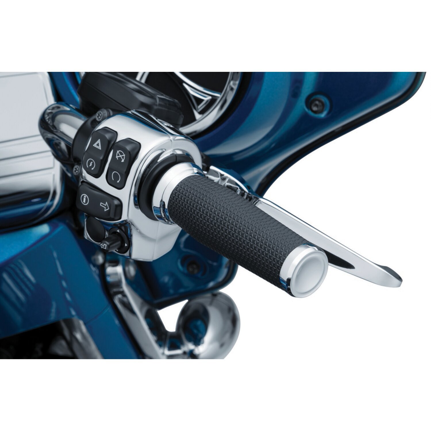 Kuryakyn, Thresher grips, Chrome