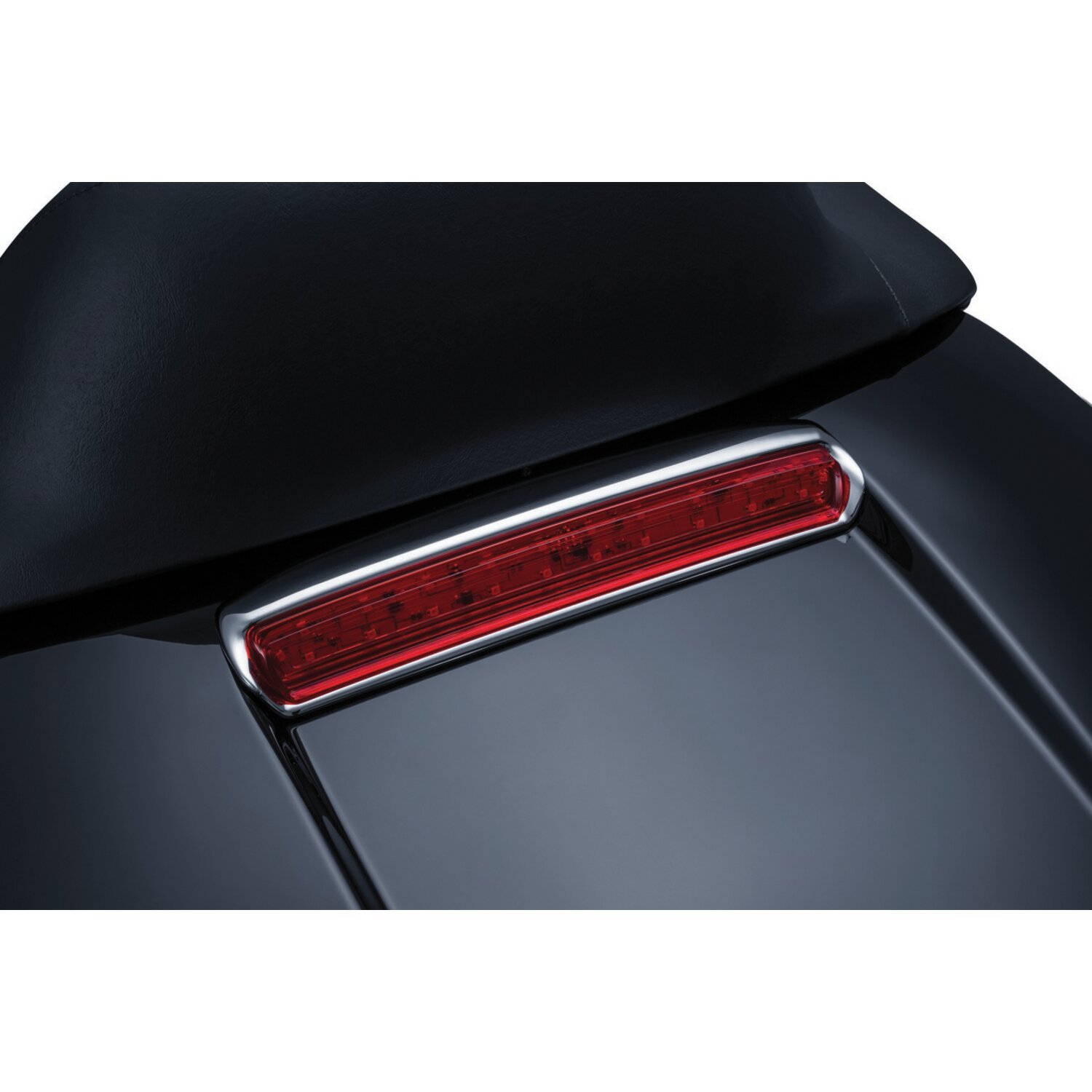 Kuryakyn, Tour-Pak® lid, light White, Chrome