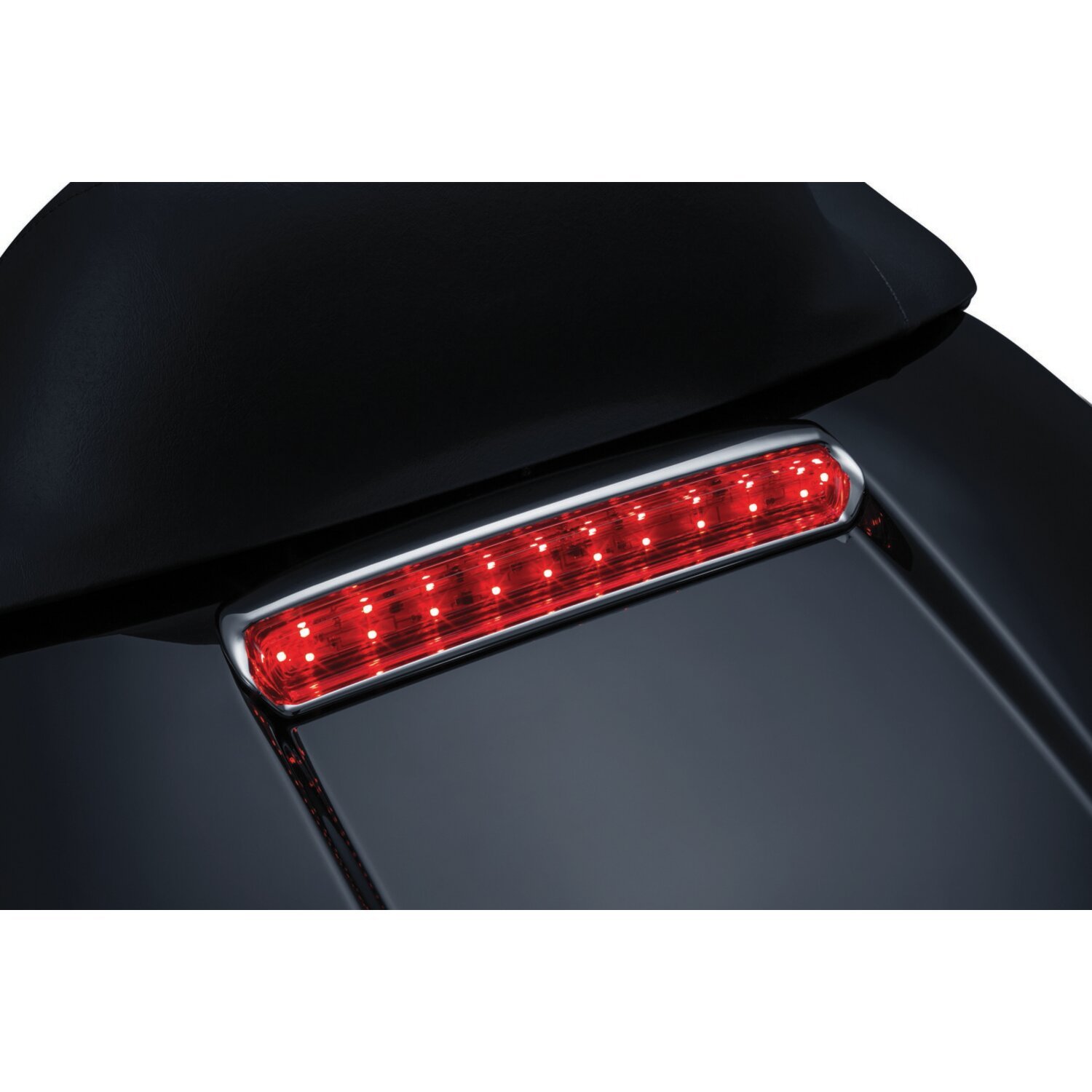 Kuryakyn, Tour-Pak® lid, light White, Chrome