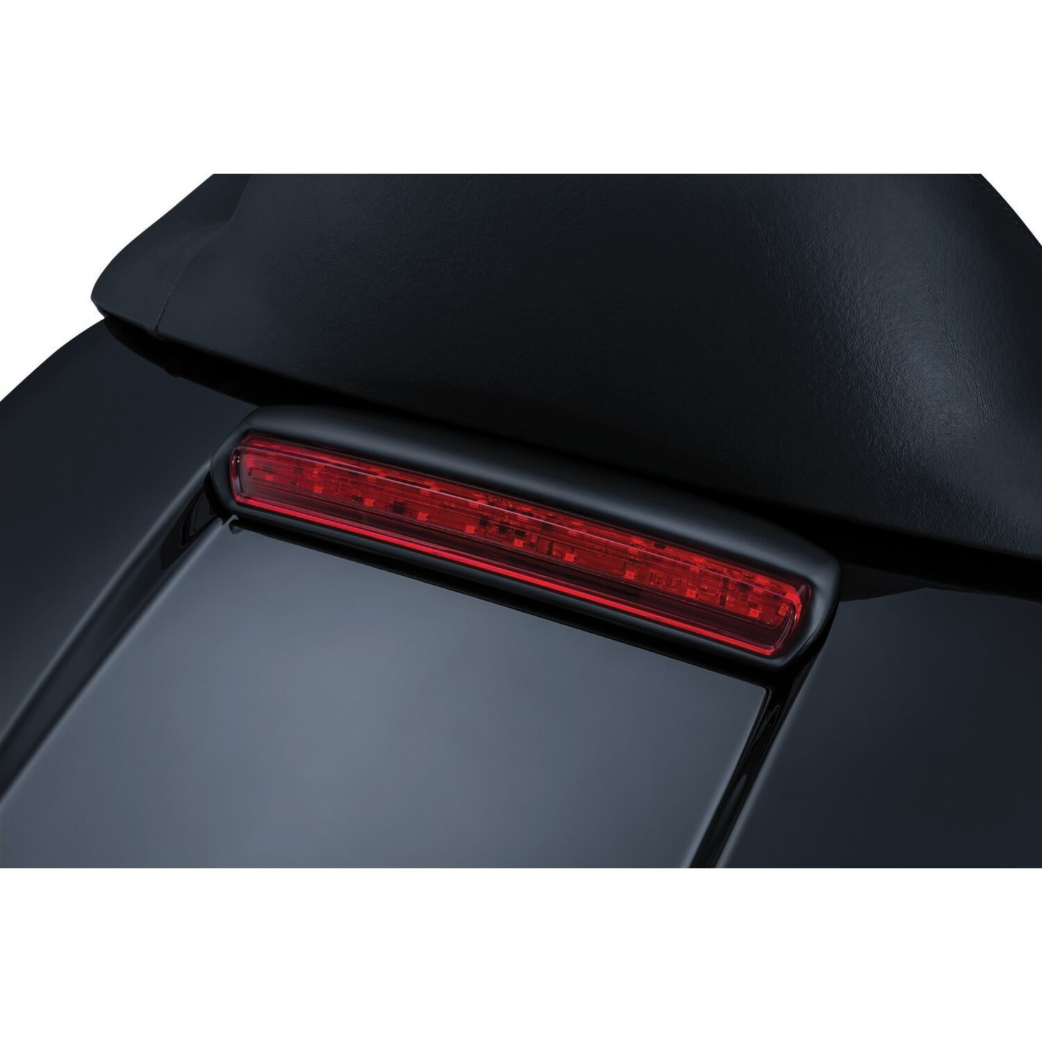 Kuryakyn, Tour-Pak® lid, light Black, Black, Satin