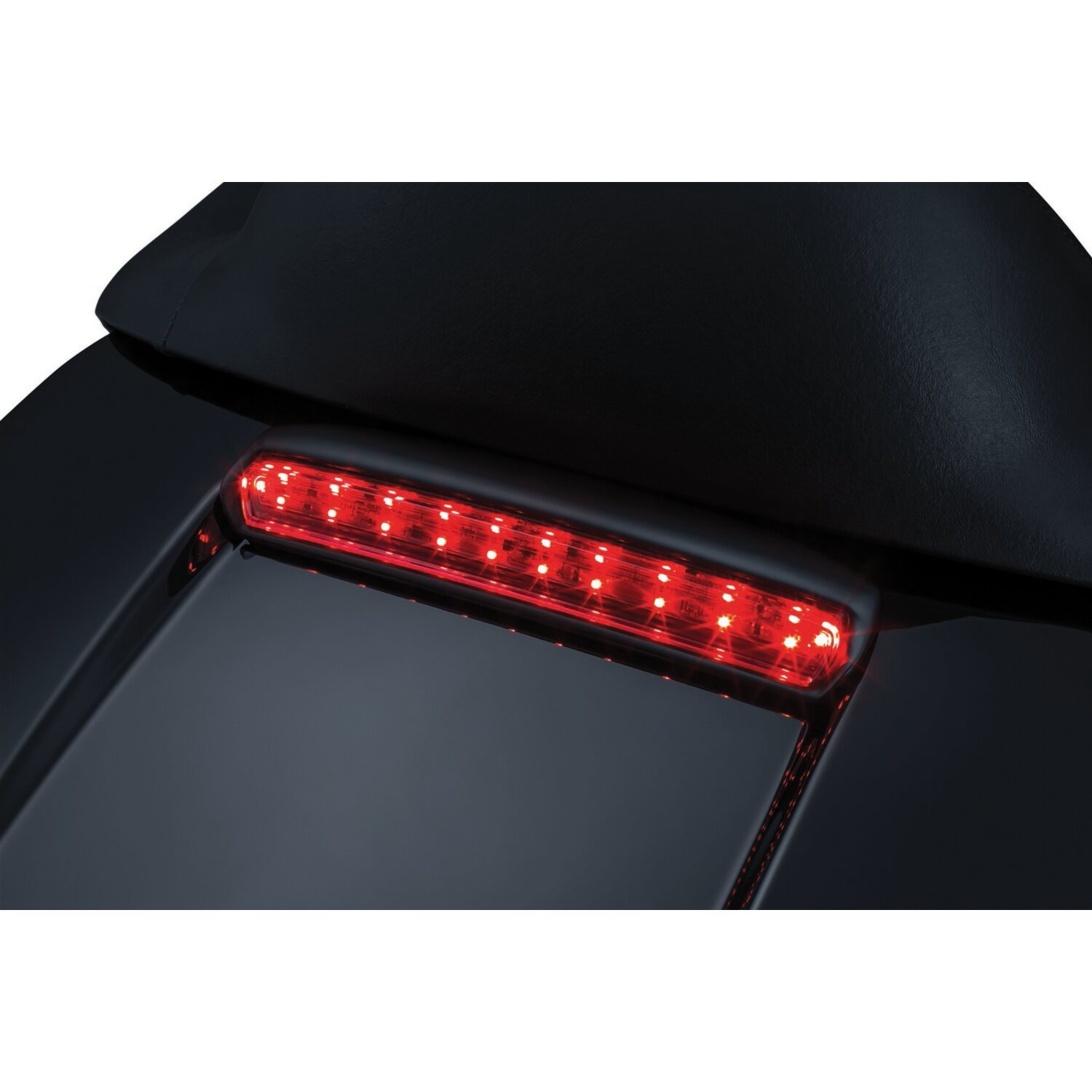 Kuryakyn, Tour-Pak® lid, light Black, Black, Satin