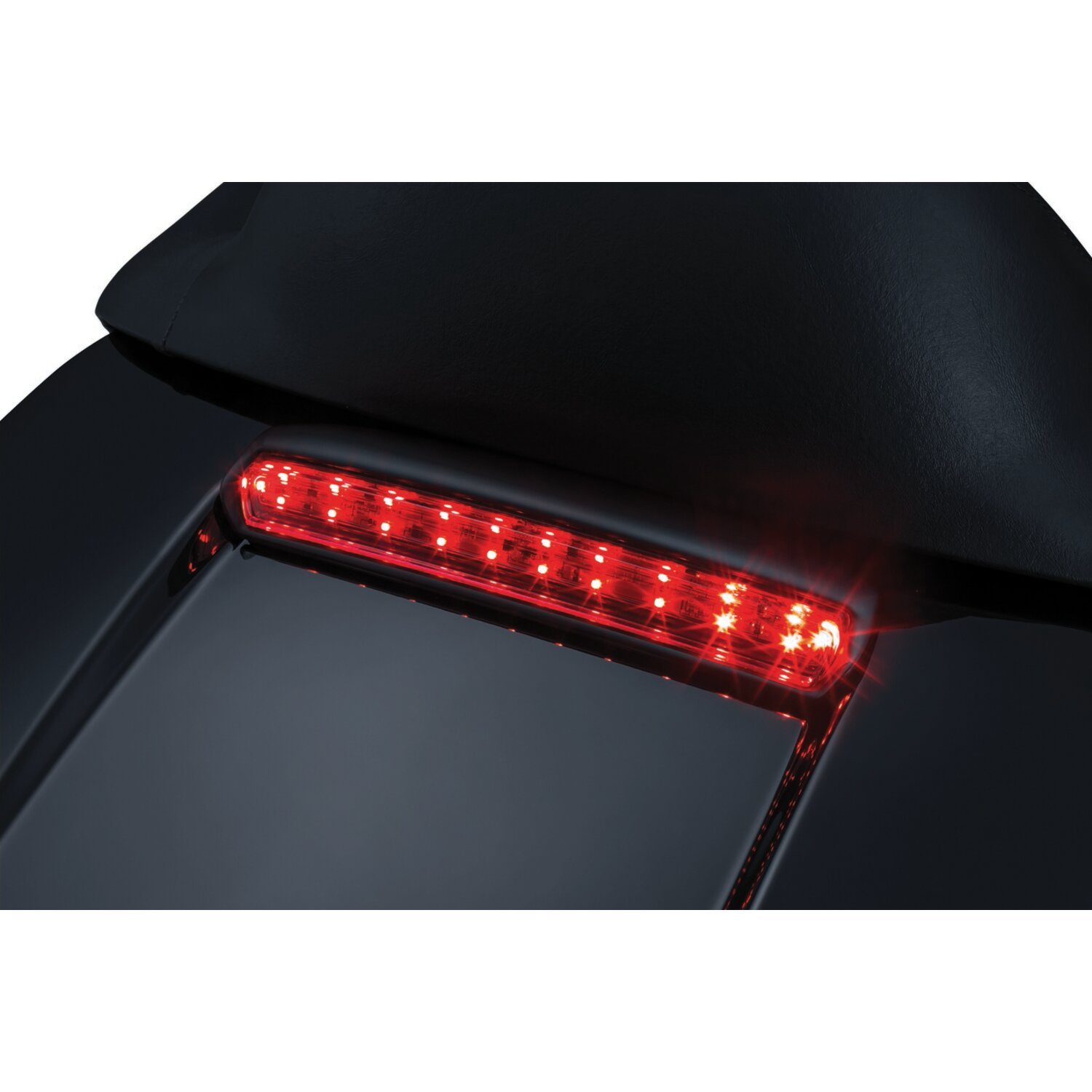 Kuryakyn, Tour-Pak® lid, light Black, Black, Satin