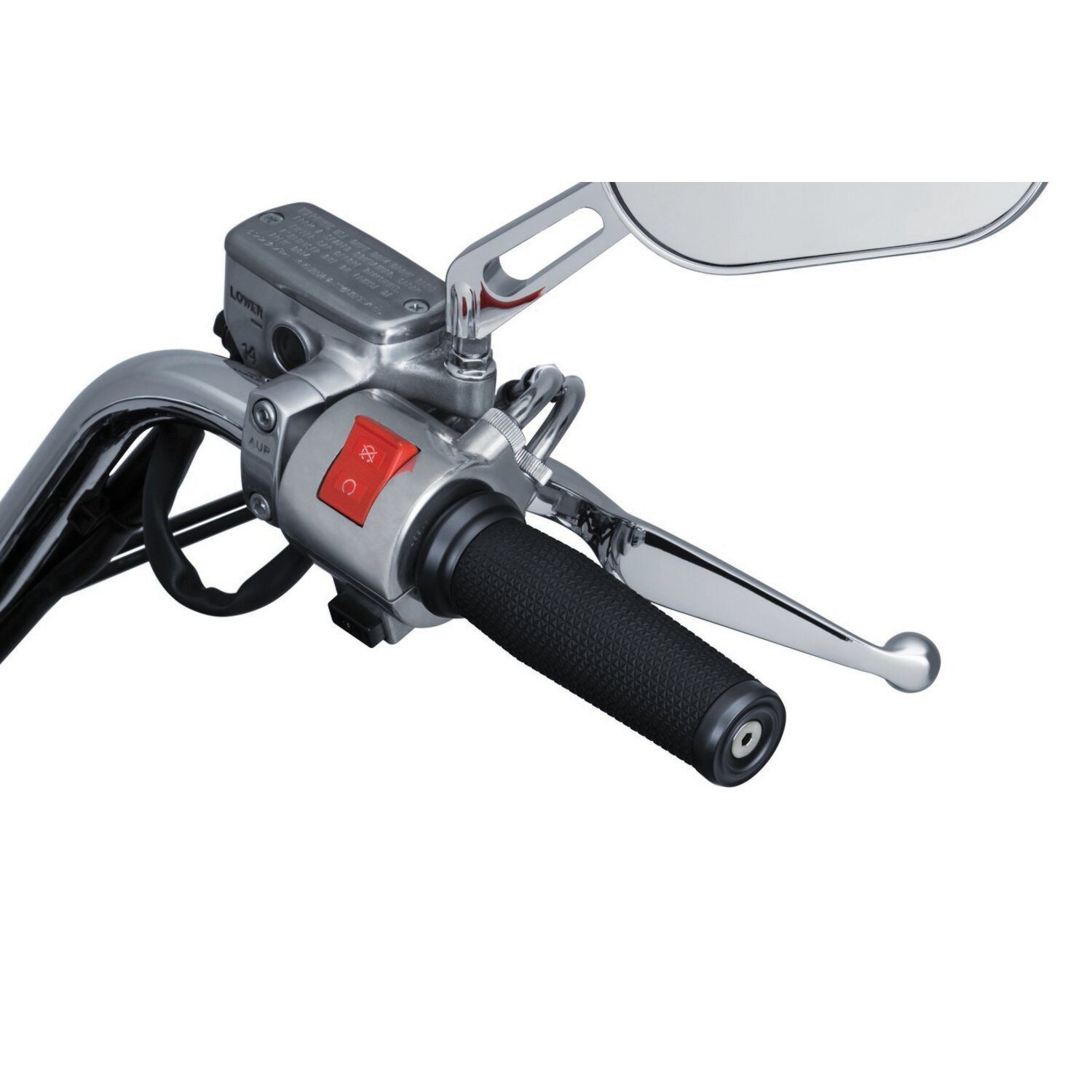Kuryakyn, Thresher grips 1, Black, Satin
