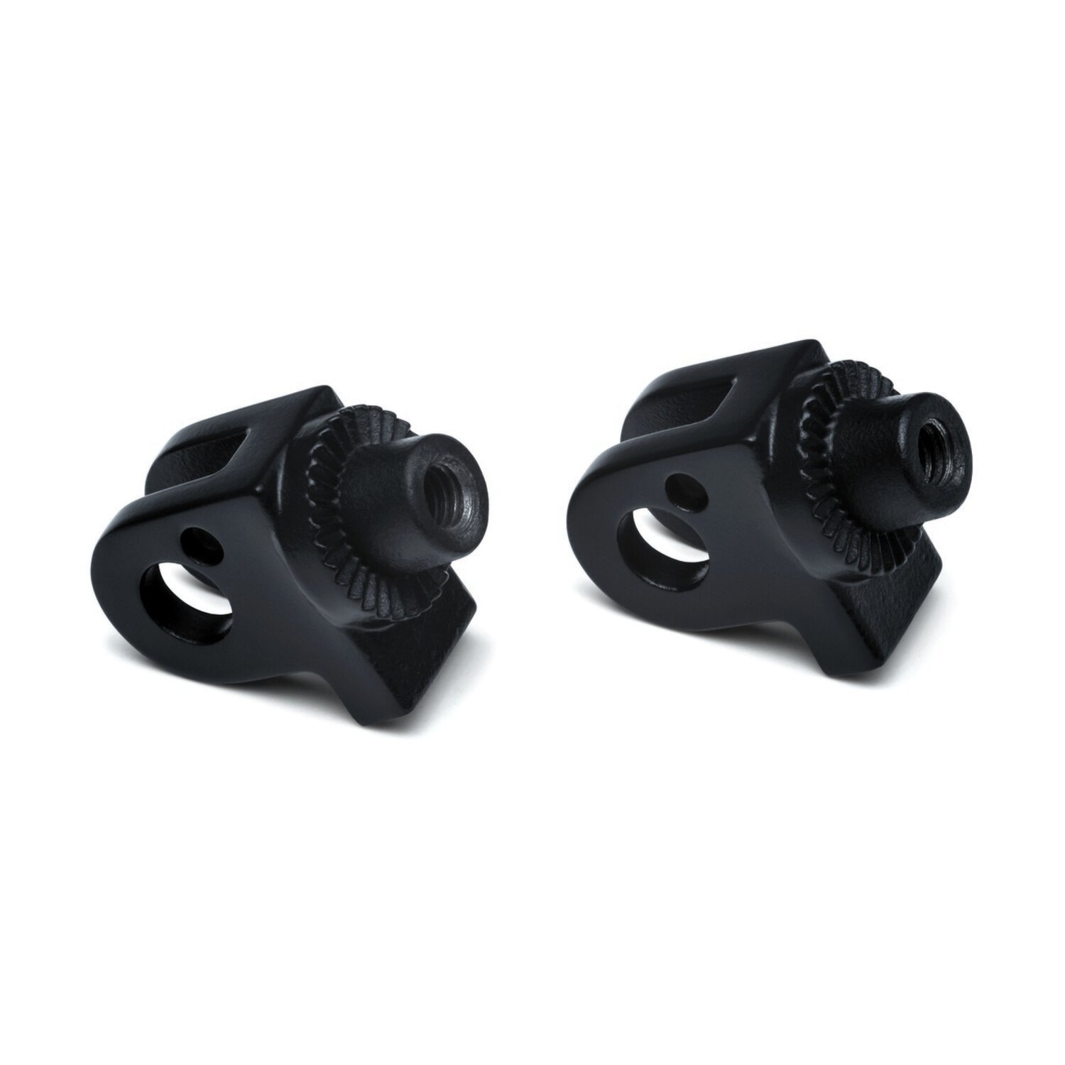 Kuryakyn, Splined peg adapters, Black, Satin