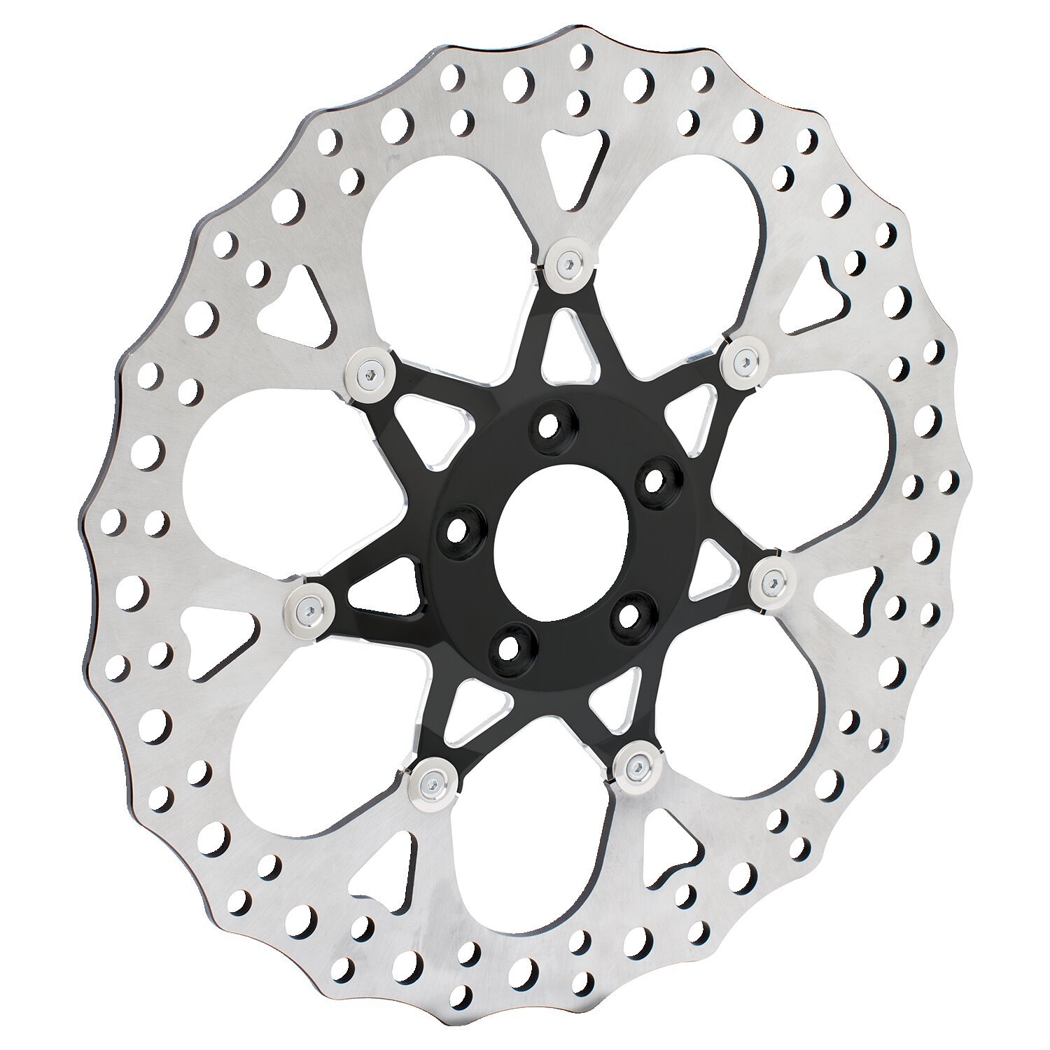 Arlen Ness, 14" procross brake rotor front, Black, 356 mm
