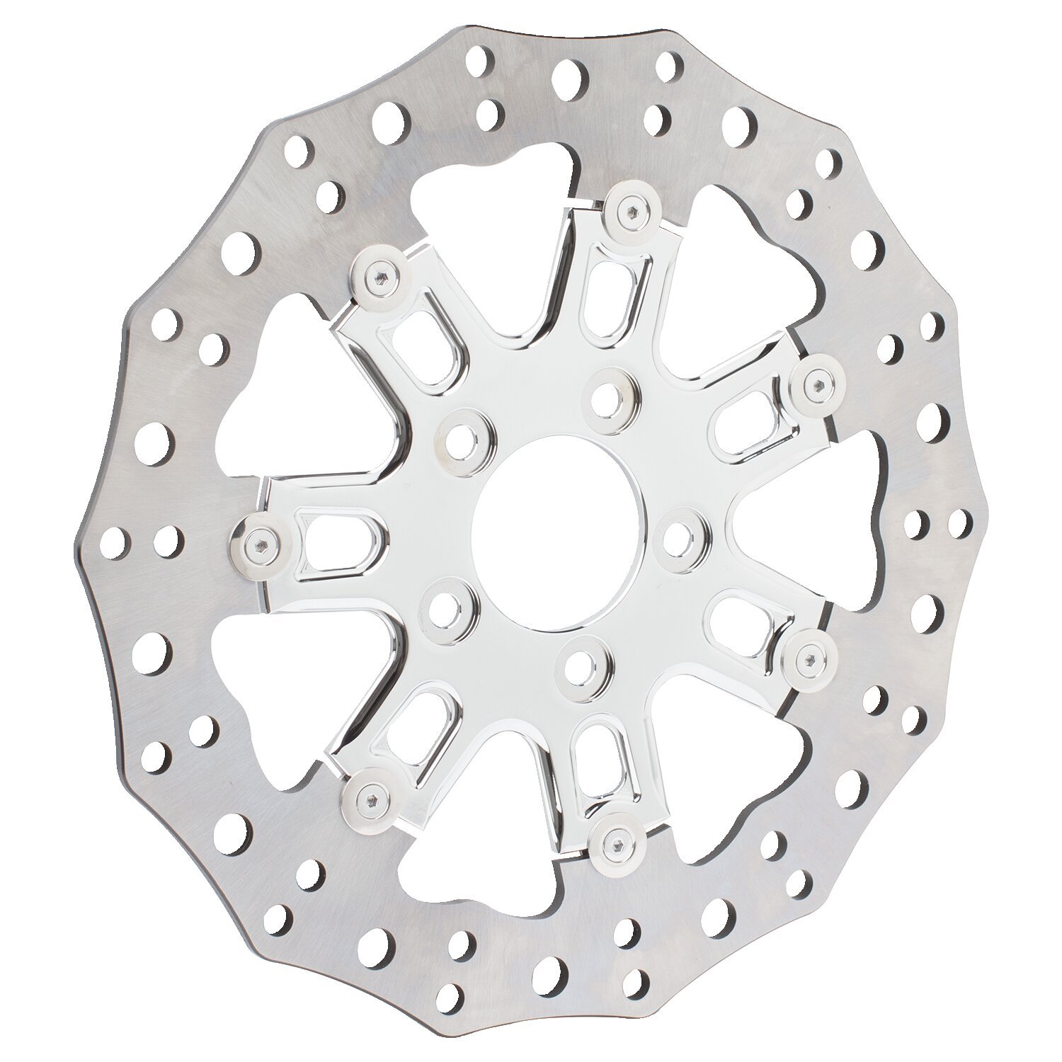 Arlen Ness, 11.8" 7-valve brake rotor front/rear, Chrome