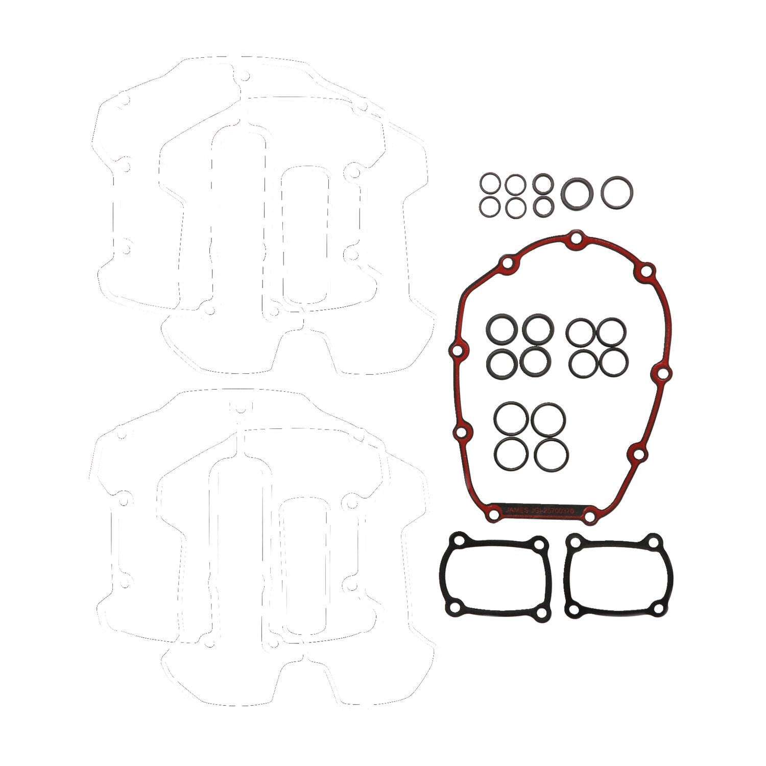 James, cam gear change gasket kit. M8