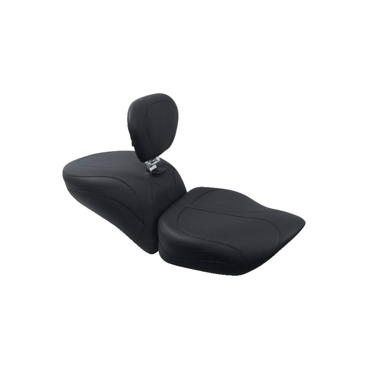 Mustang, Standard Touring passenger seat. Recessed, Black