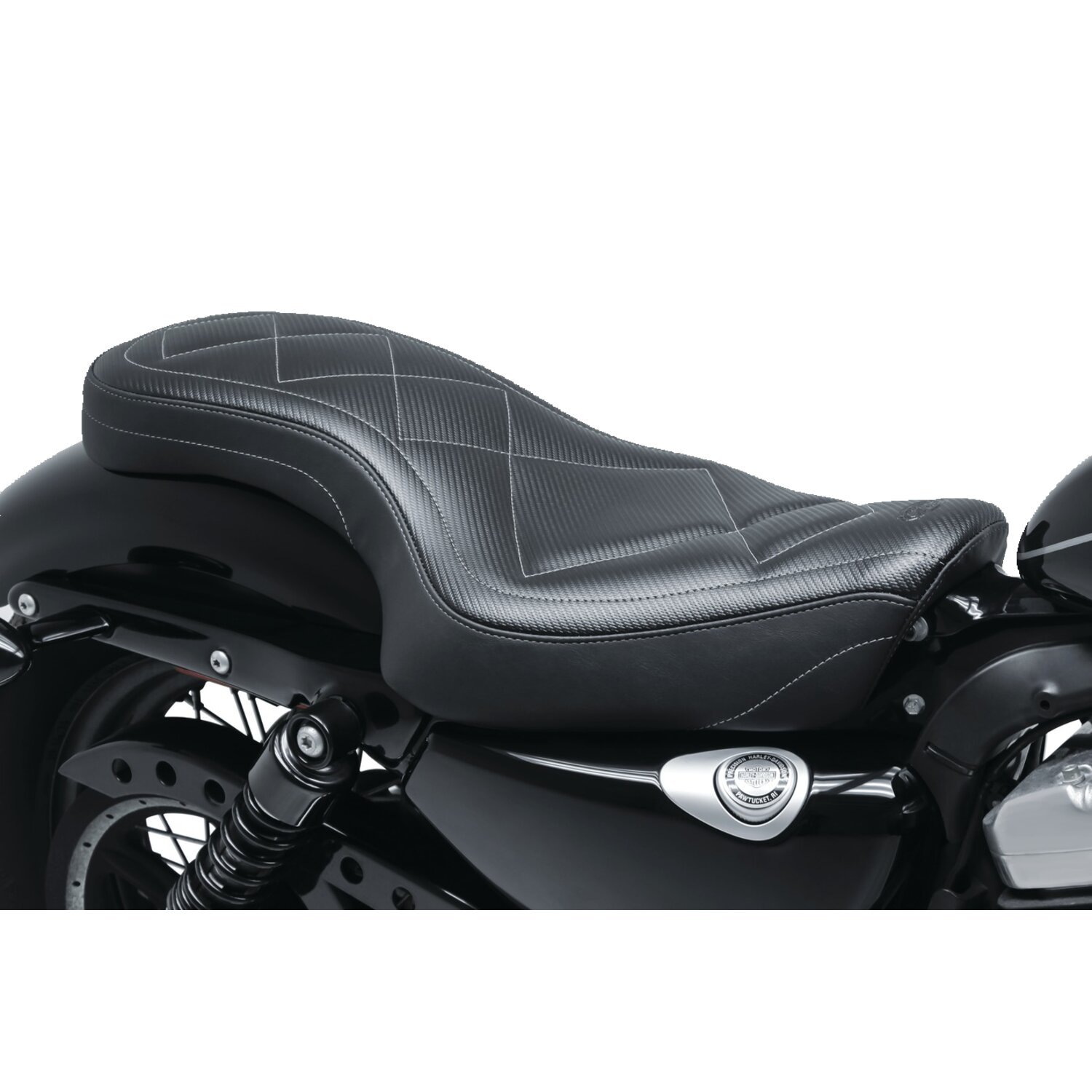 11.5 inch — Mustang, Super Tripper seat. Black carbon, Plain