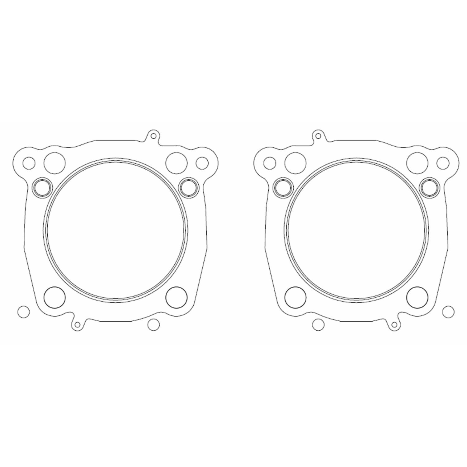 Cometic, cylinder head gasket set. .040" MLS 4.500" bore