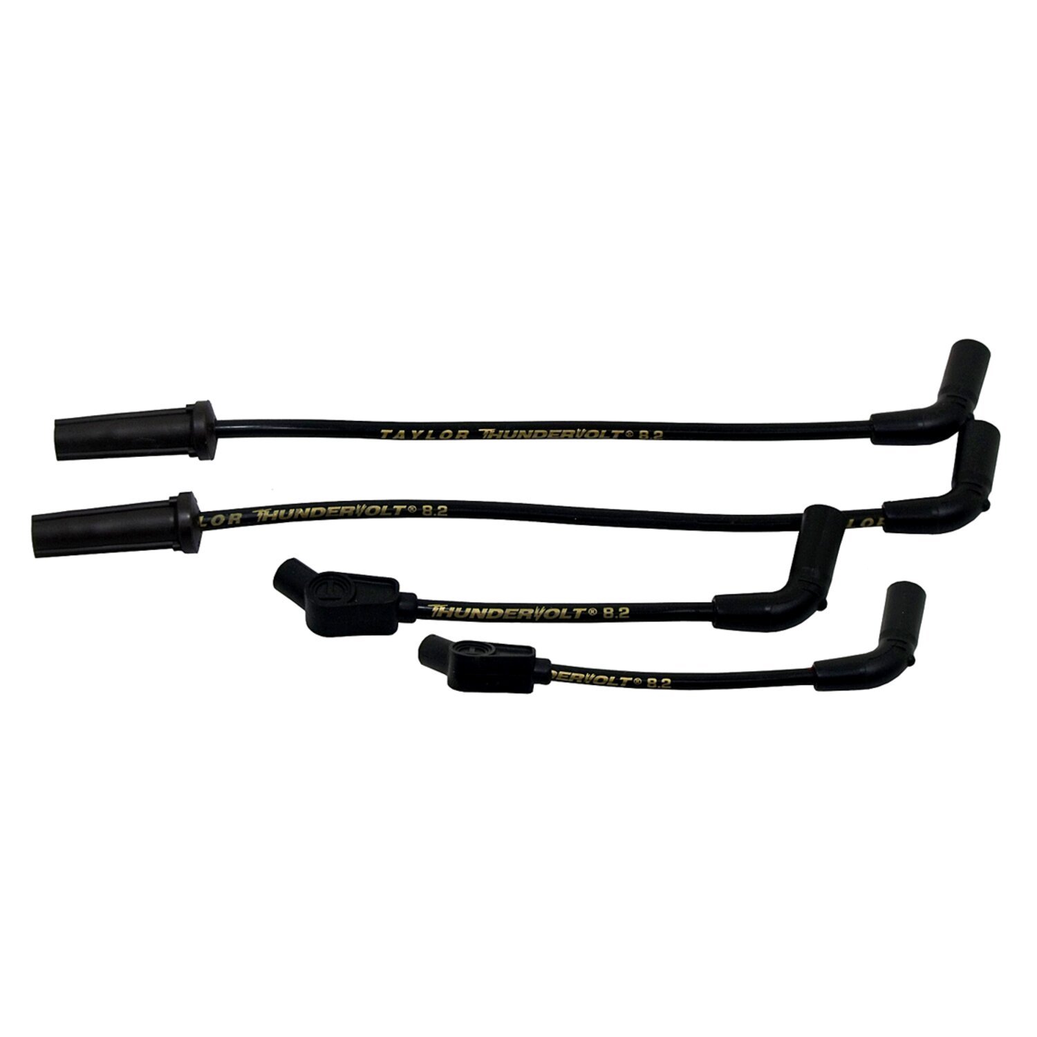 Taylor, 8.2mm ThunderVolt spark plug wire set. Black