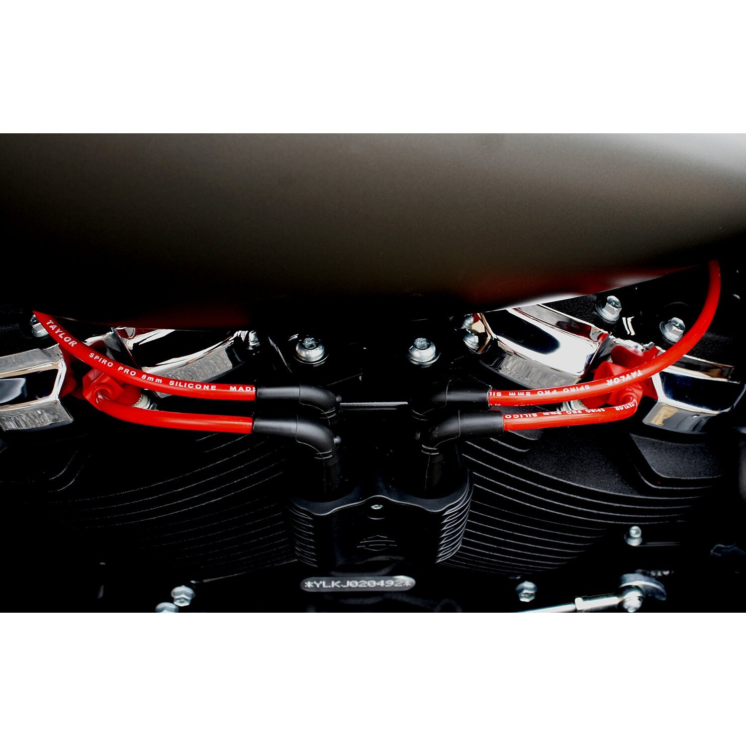 Taylor, 8mm Pro Wire spark plug wire set, Red