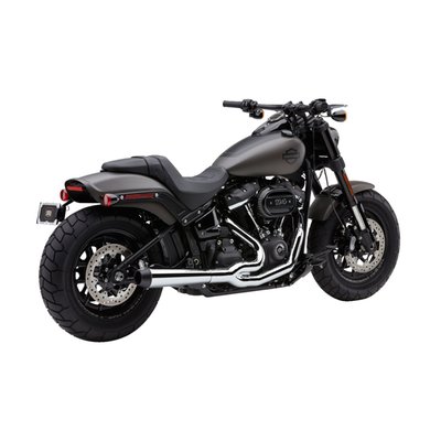 Chrome with black end cap. Mean and fast, in looks, sound and performance. Perfect for a tracker, rodder or other performance orientated set-up. Designed with equal length header pipes, like any exhaust system that is made to perform. Chrome plated with a 4" diameter black powder coated end cap for a visual snap.