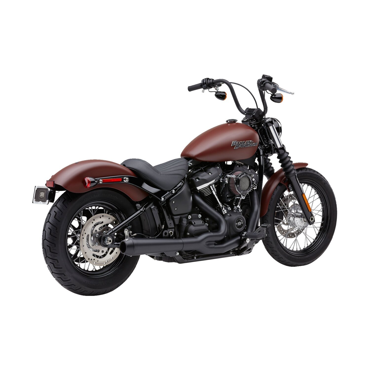 Cobra, El Diablo 2-into-1 exhaust, Black, Matte