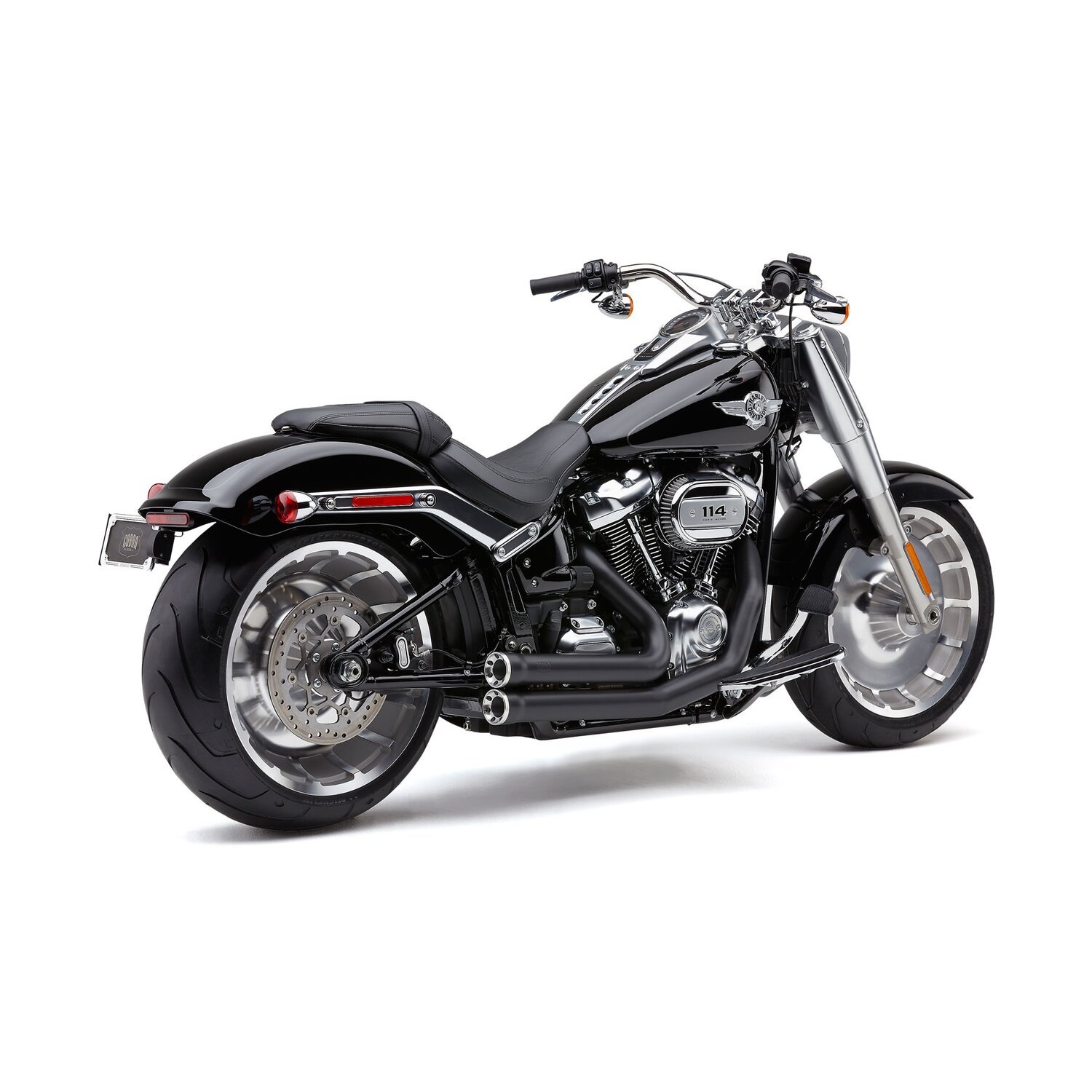 Cobra Speedster Shorts RPT exhaust, Black, Chrome