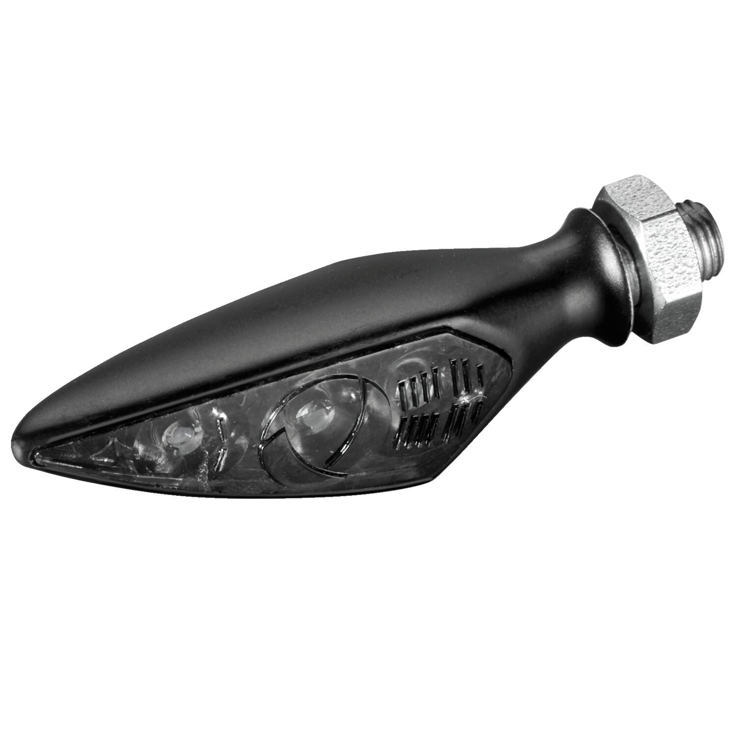 Kellermann, Rhombus S Dark turn signal. FR/RL, Black