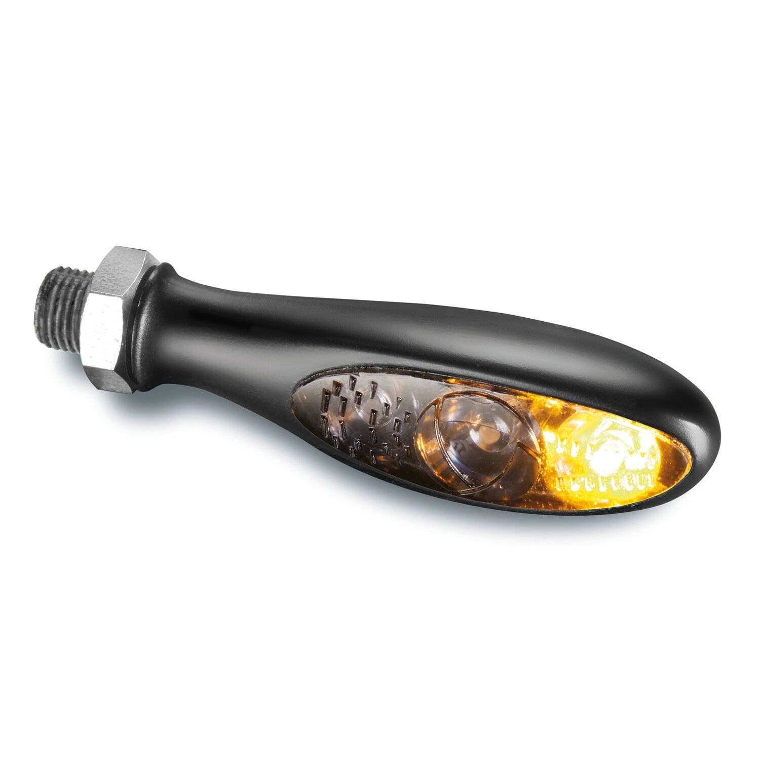 Kellermann, Micro S DF Dark. 3-1 taillight/turn signal combo, Black