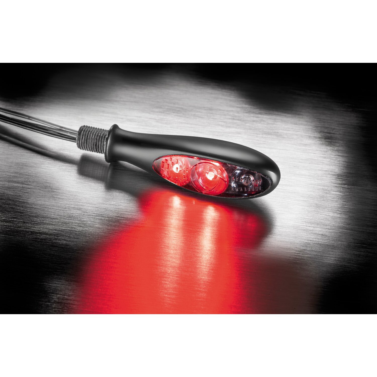 Kellermann, Micro S DF Dark. 3-1 taillight/turn signal combo, Black