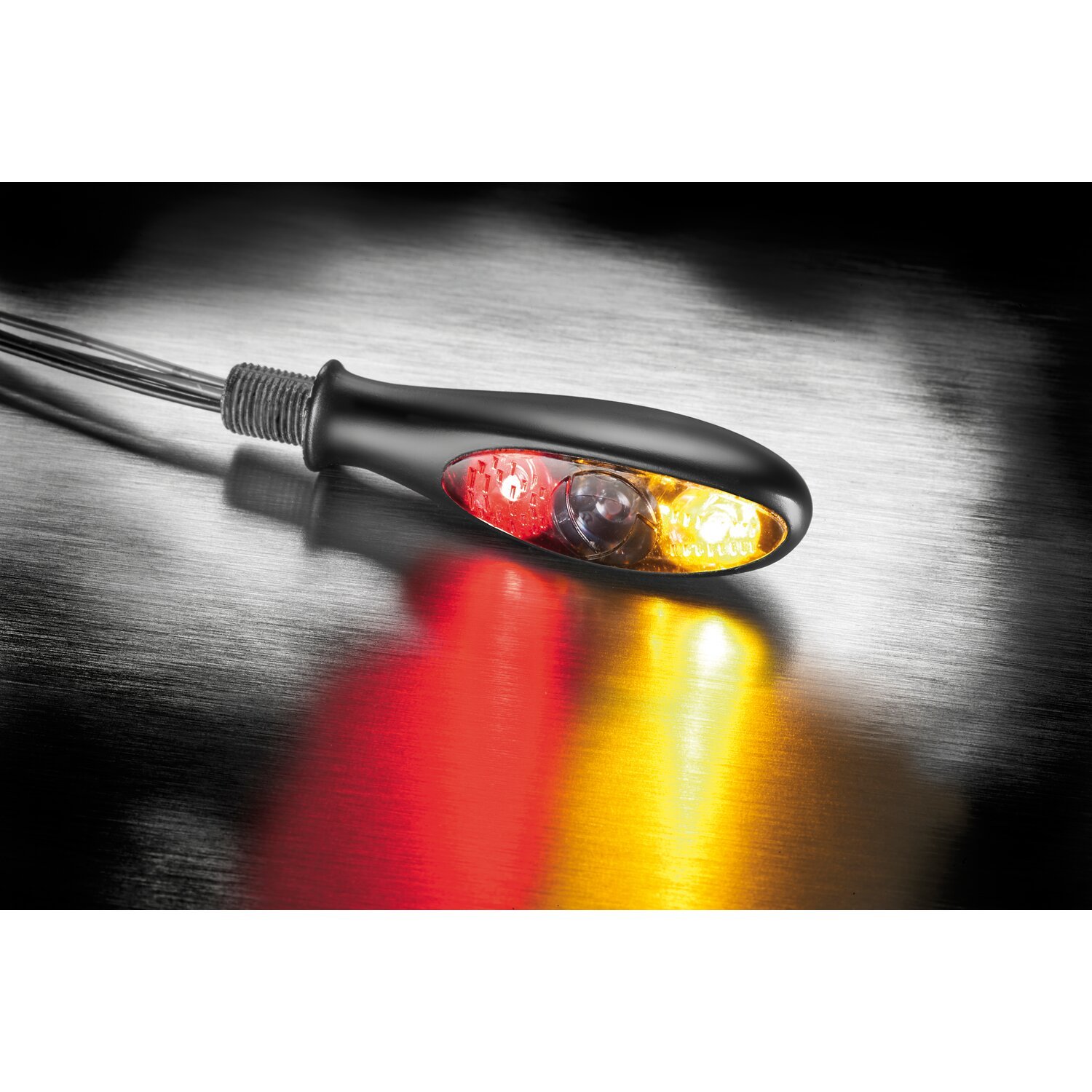 Kellermann, Micro S DF Dark. 3-1 taillight/turn signal combo, Black