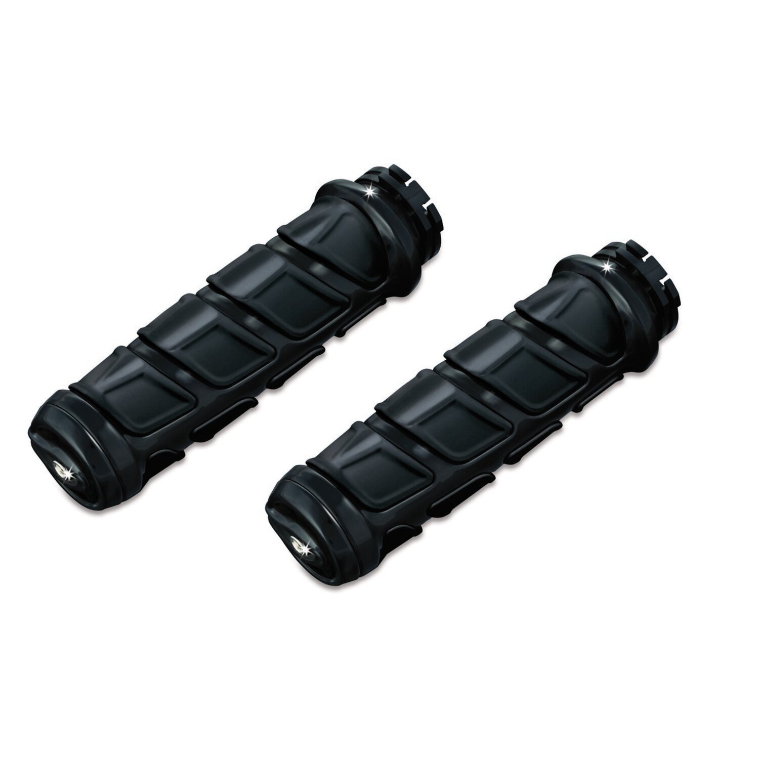Kuryakyn, Kinetic grips 1, Black, Gloss