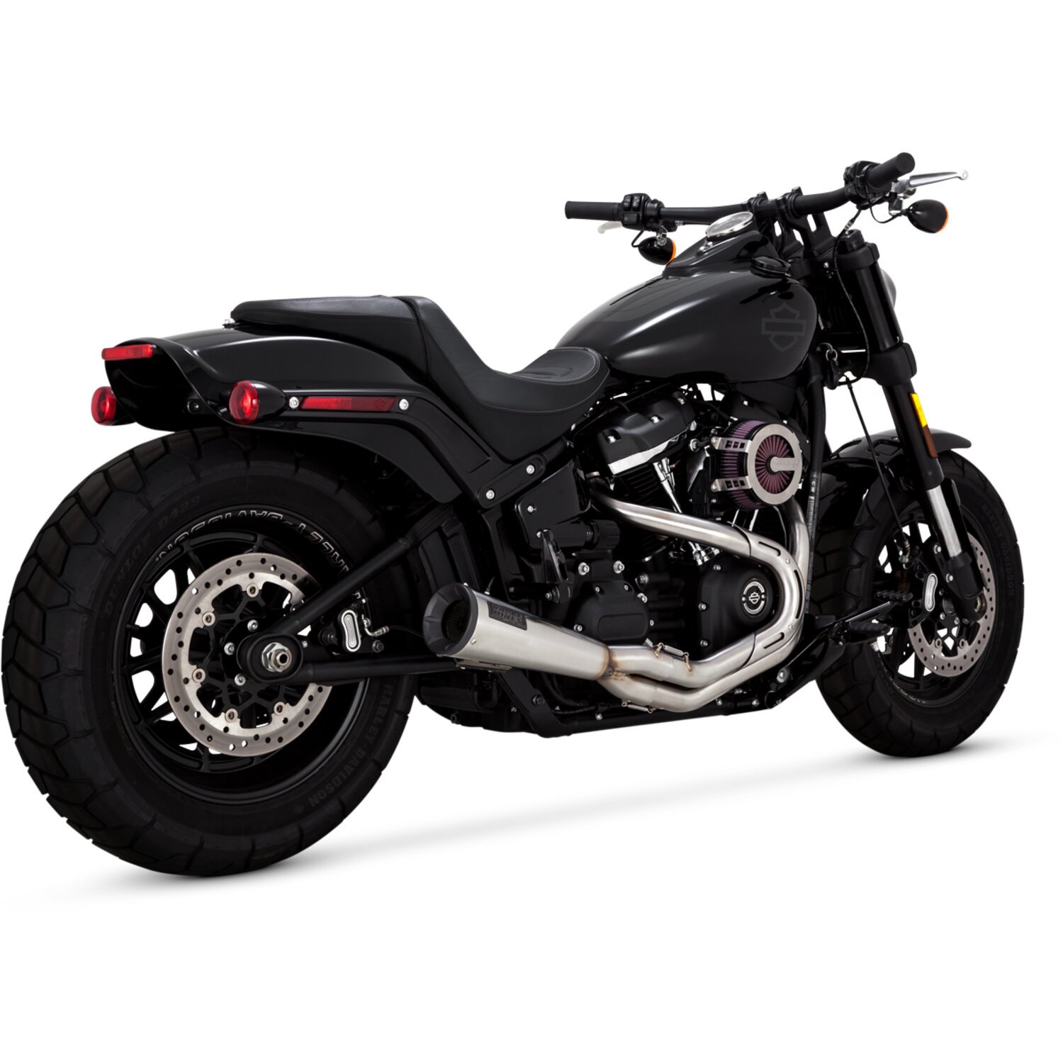 Vance & Hines, stainless 2-1 Upsweep exhaust