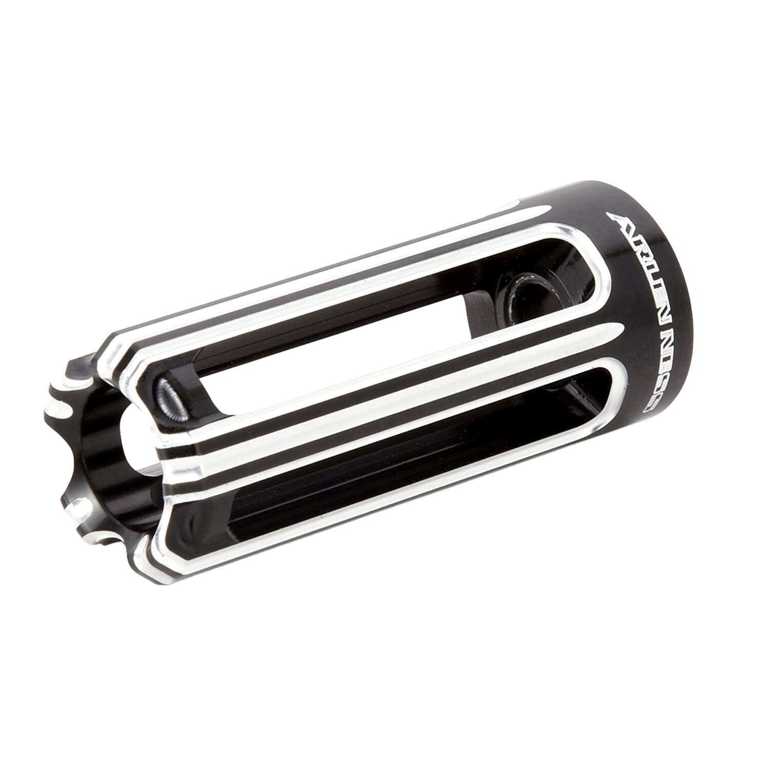Arlen Ness, 10-gauge brake/shift peg. Black CC, Contrast Cut