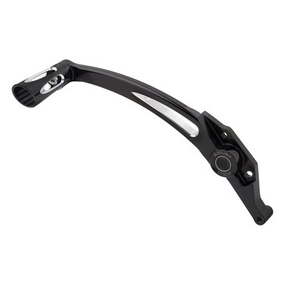 Transforms the standard toe shifter to the classic heel/toe shifter system. Fits in combination with stock and most aftermarket floorboards. Shifter arms come complete with Deep Cut styled shift pegs. A style matching Deep Cut brake arm, complete with peg, will complete the transformation.