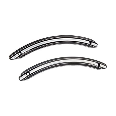 Billet aluminum; chrome hardware