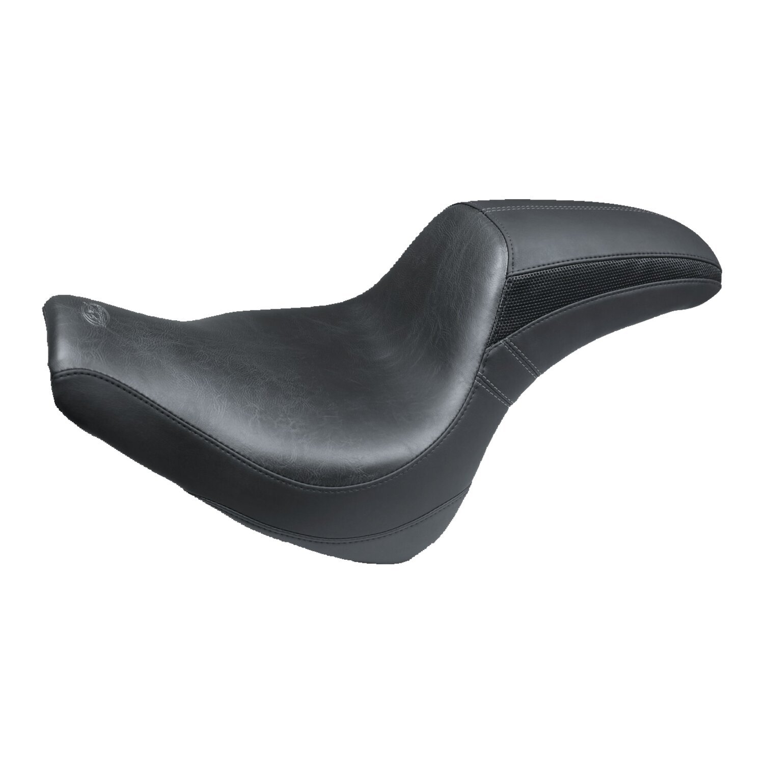 Mustang, Tripper Fastback 2-up one-piece seat, Black