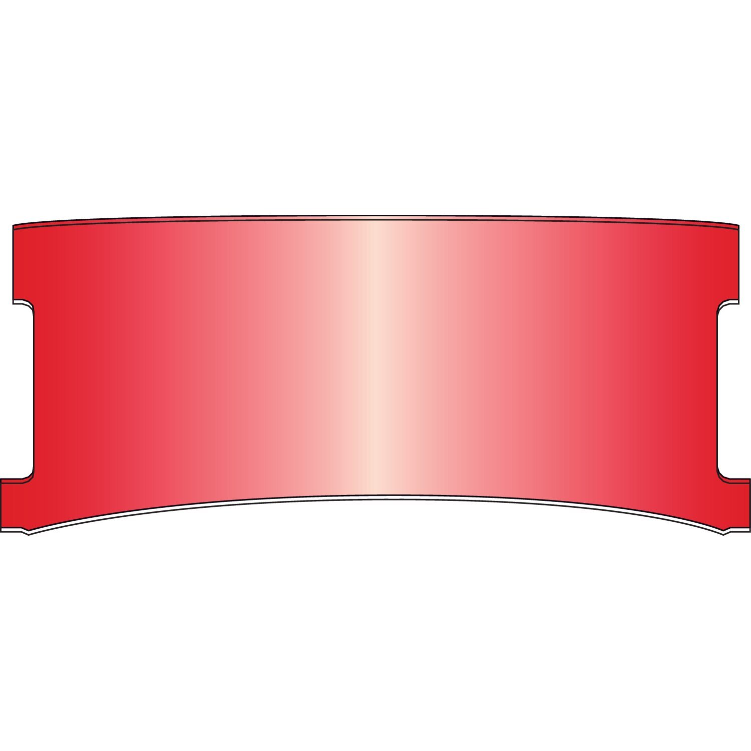 National Cycle, repl. adj. lower window (style D, Red