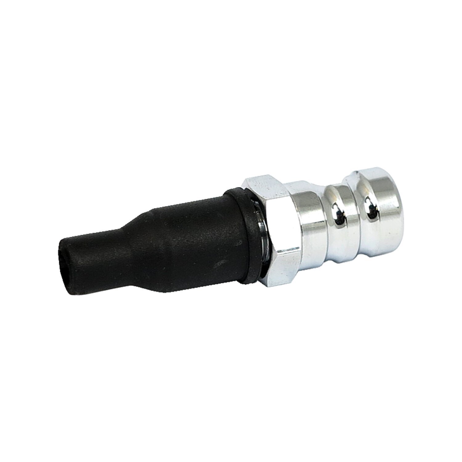 License plate light mount bolt. Grooved, Chrome