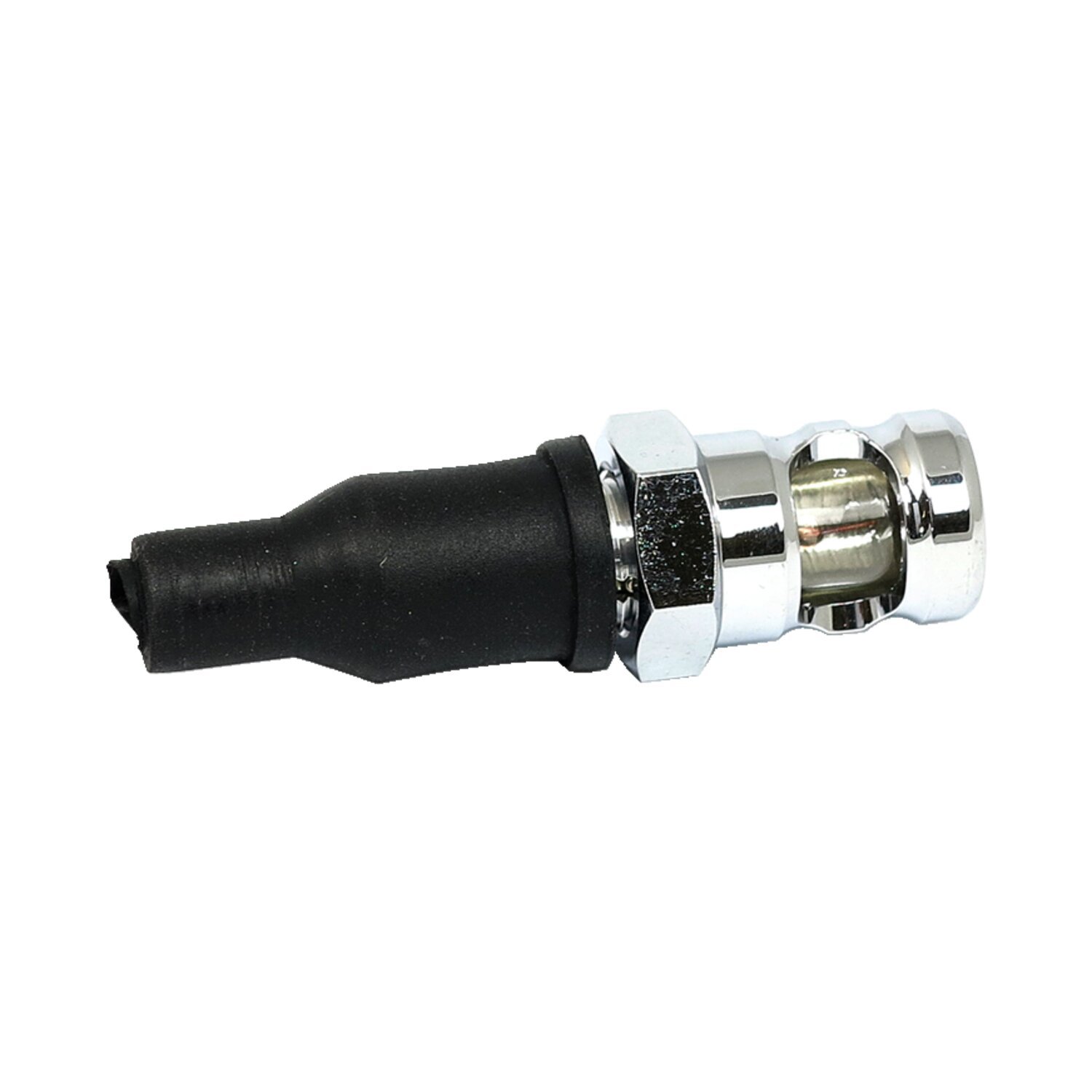 License plate light mount bolt. Grooved