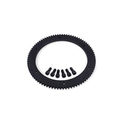 Used to convert from 102 tooth to 84 tooth. The earlier 84 tooth design will withstand high torque starters, large displacement & high compression engines better than the late 102 tooth design. 
Includes starter ring gear and mount bolts only. 
Note: Starter gear / starter pinion gear must be purchased separately as 570705.