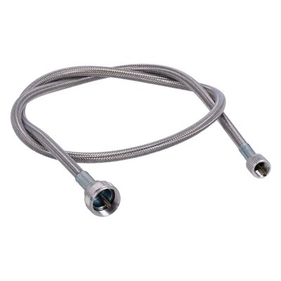 41" (104cm) long. 
With 12-1mm threaded speedo nut. 
Used with all aftermarket mini speedos