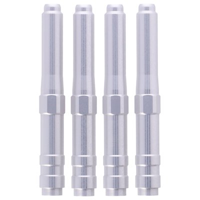 Silver anodized. The High Tech sophisticated look is yours with these quality European made anodized pushrod covers. Kits consists of one-piece covers, like the OEM pushrod cover, that do not allow pushrod adjusting. Compatible with OEM style pushrod seals.