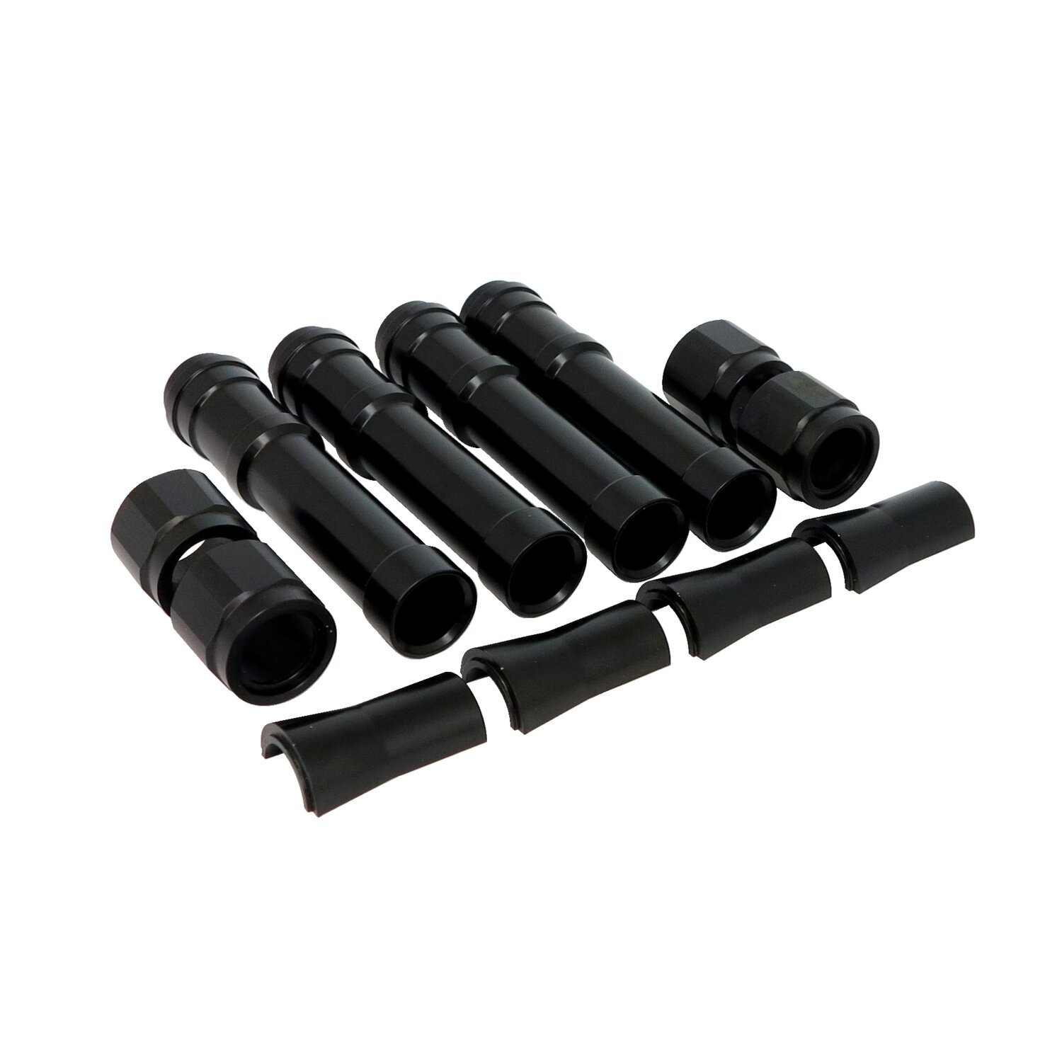 Dippert, Twin Cam aluminum pushrod cover set, Black