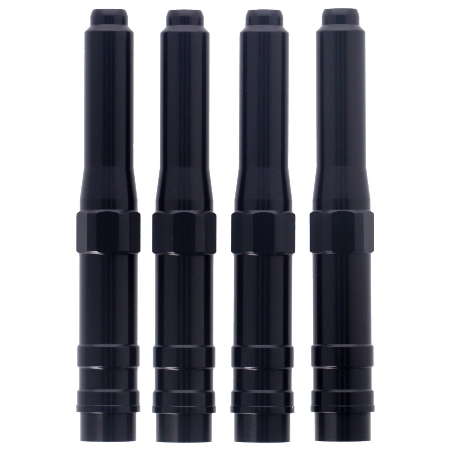 Dippert, 91-03 XL aluminum pushrod cover set, Black