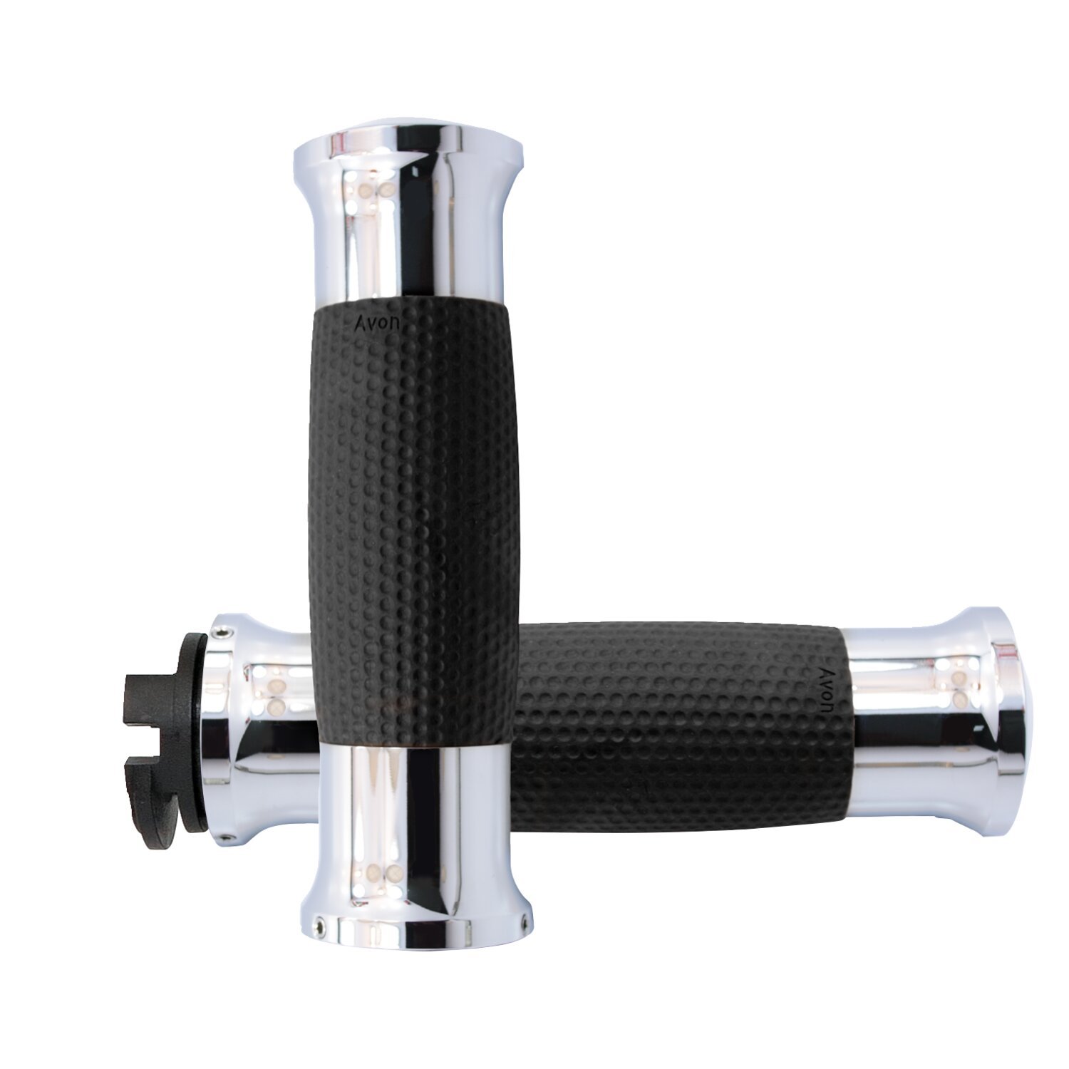 Avon gel grips, Silver, Chrome