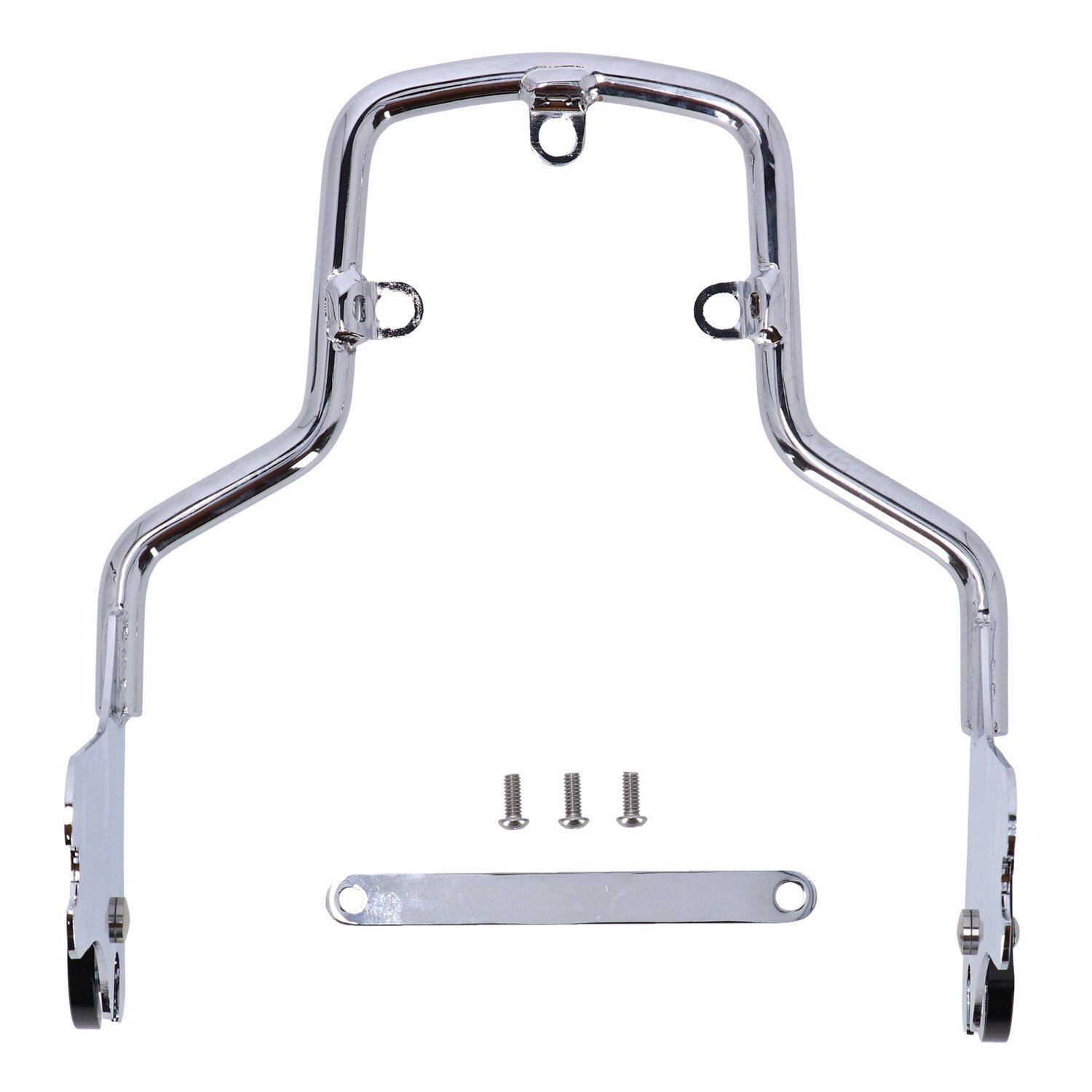 Detachable sissy bar side plates