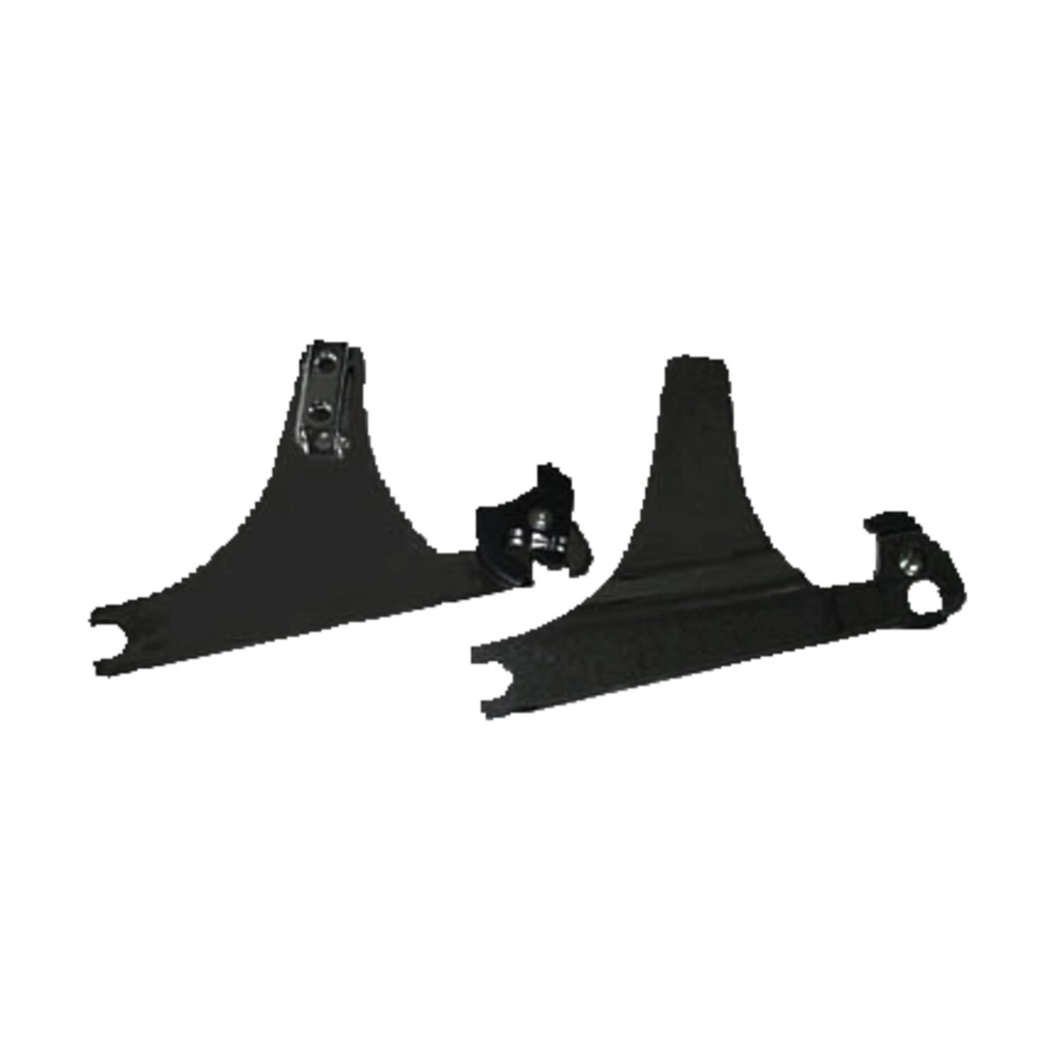Detachable sissy bar side plate