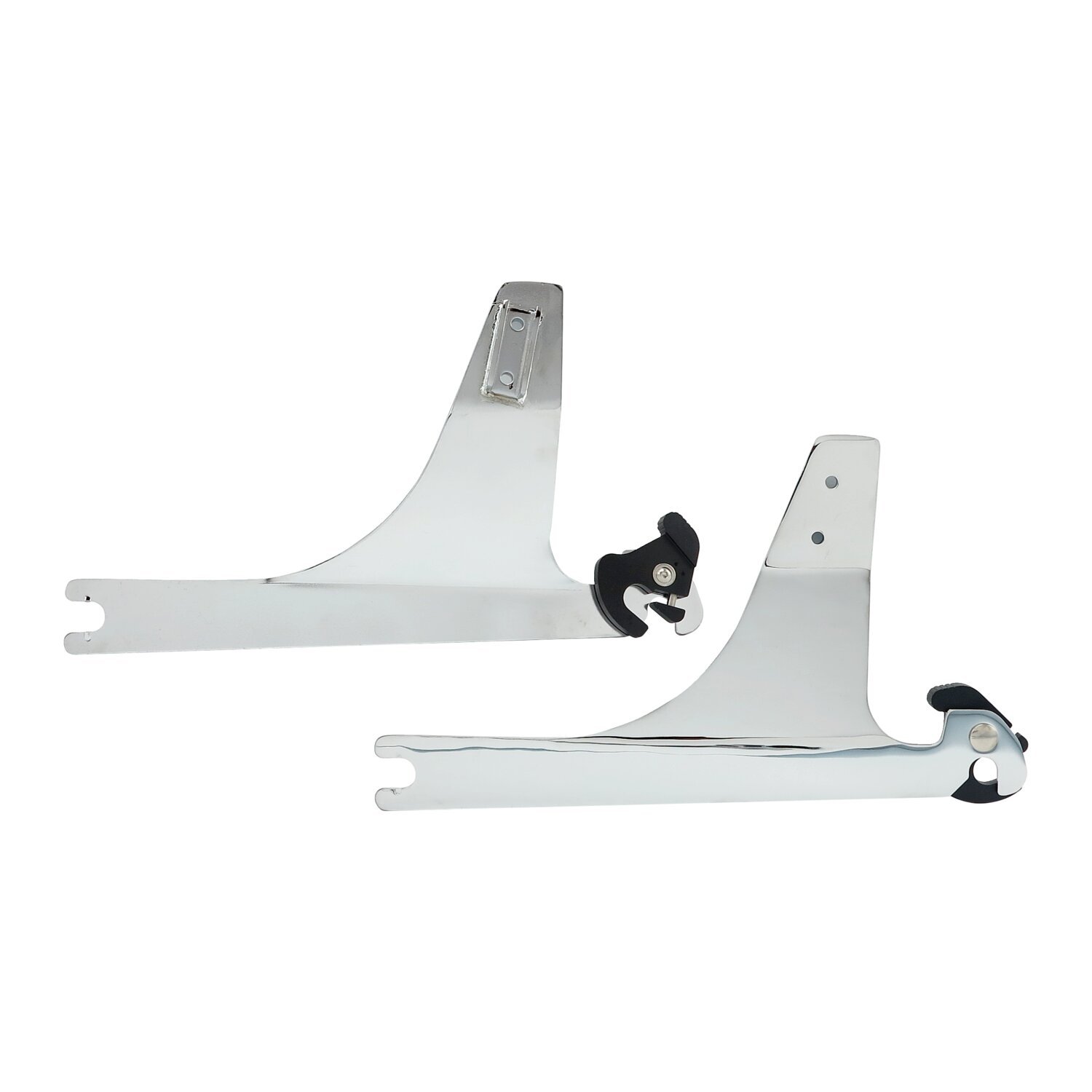 Detachable sissy bar side plates