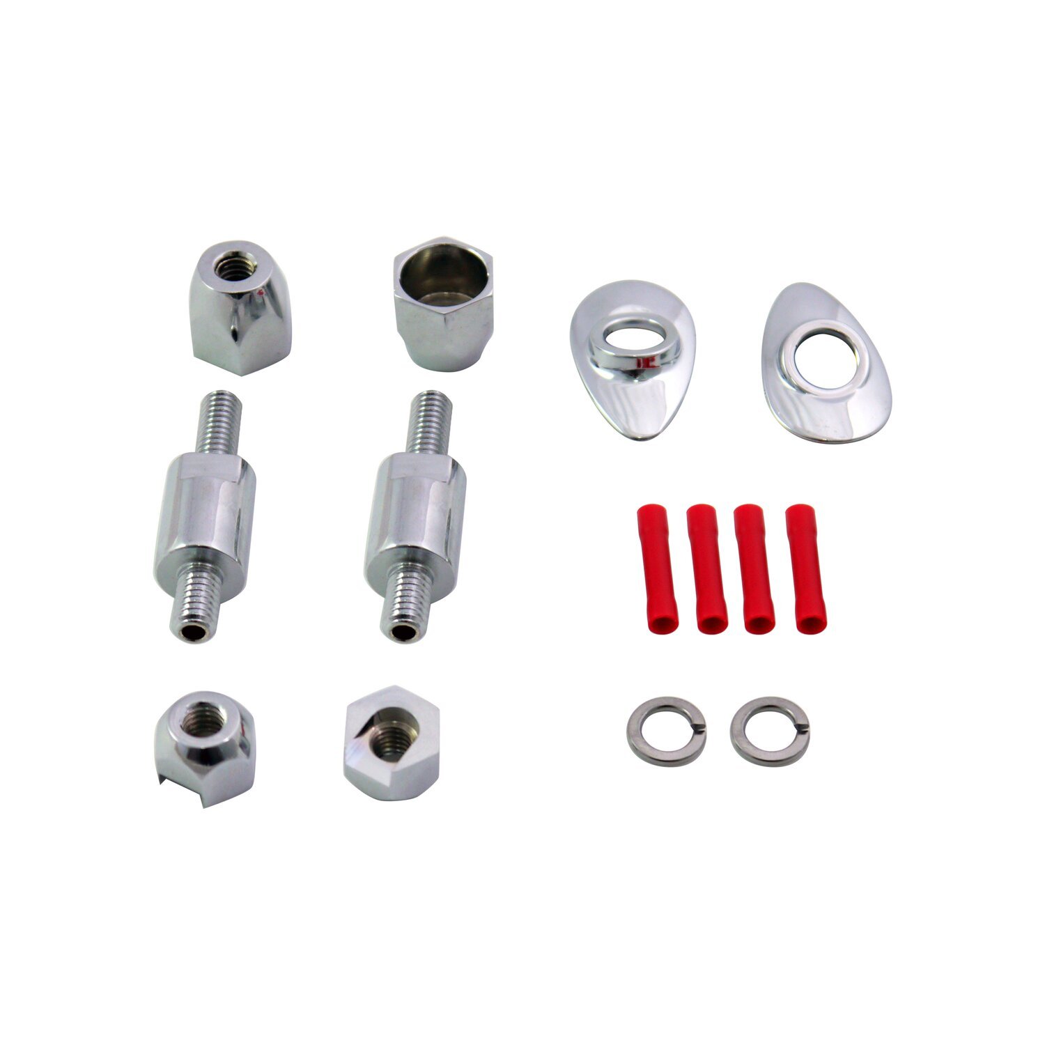 Sissy bar turn signal relocation kit for Softail