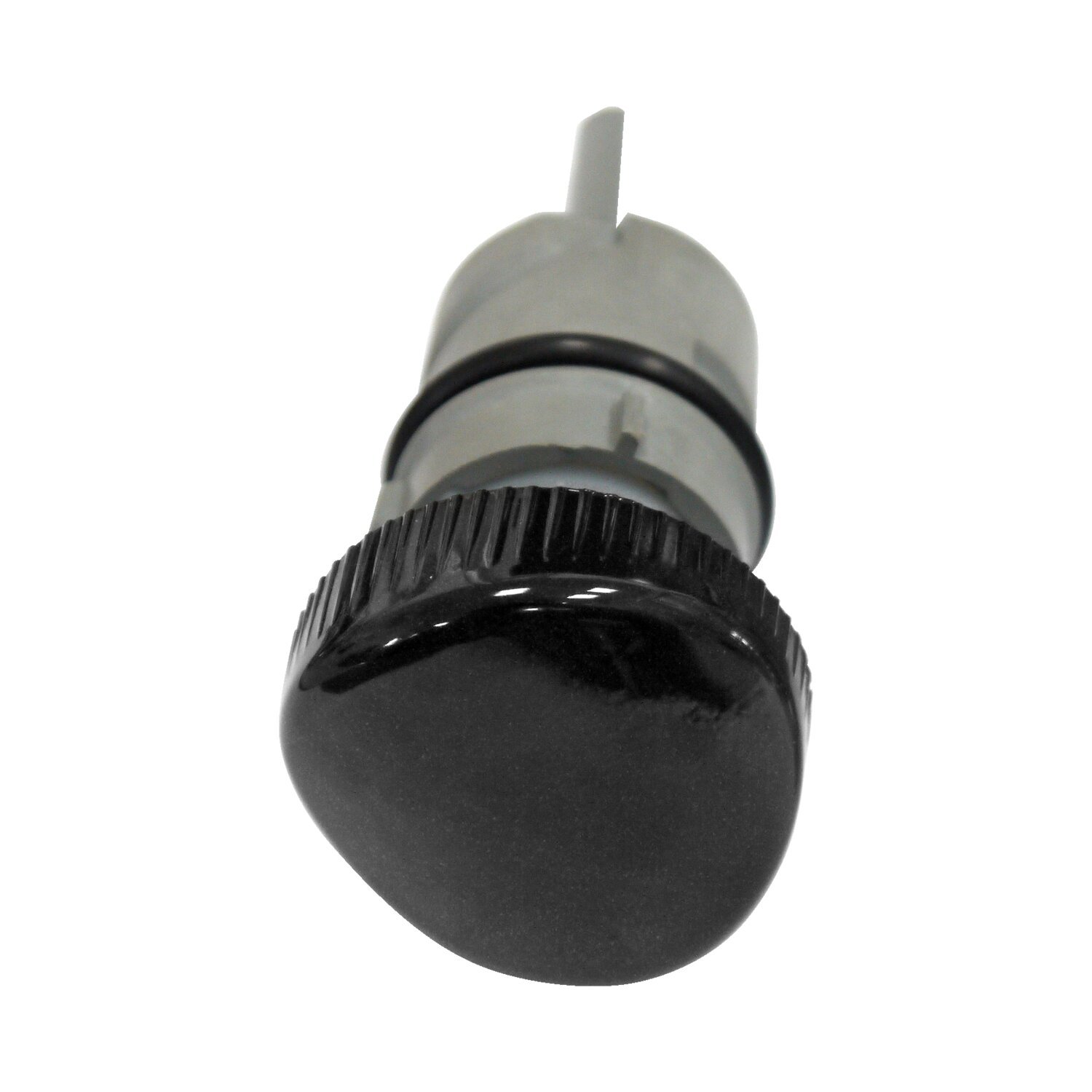 Oil tank fill plug, with dipstick, Black, Gloss