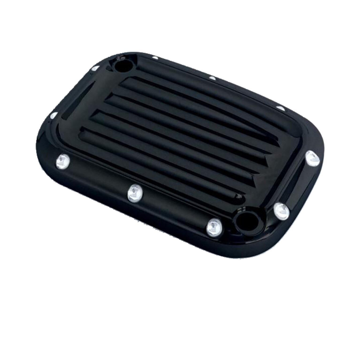 Covingtons clutch master cylinder cover Dimpled, Black, Matte